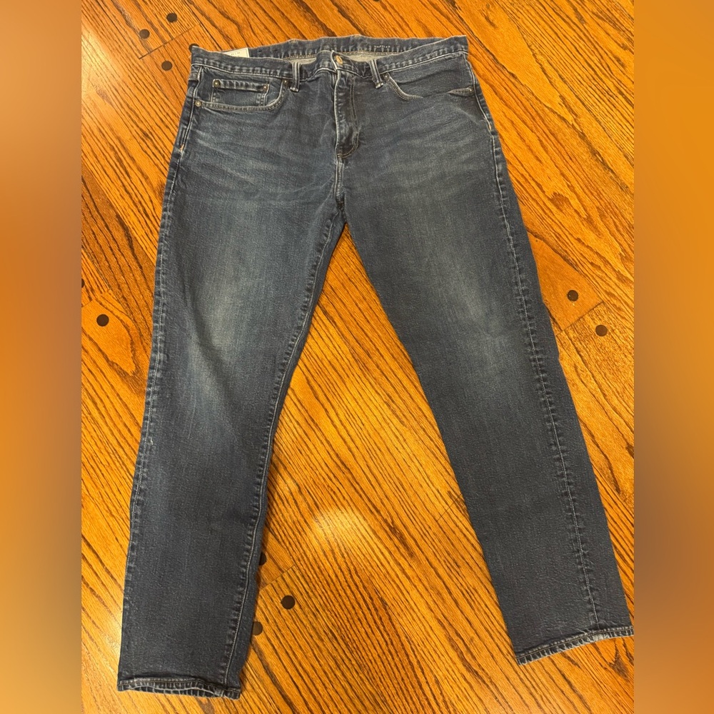 GAP Men's Slim Jeans in Dark Blue